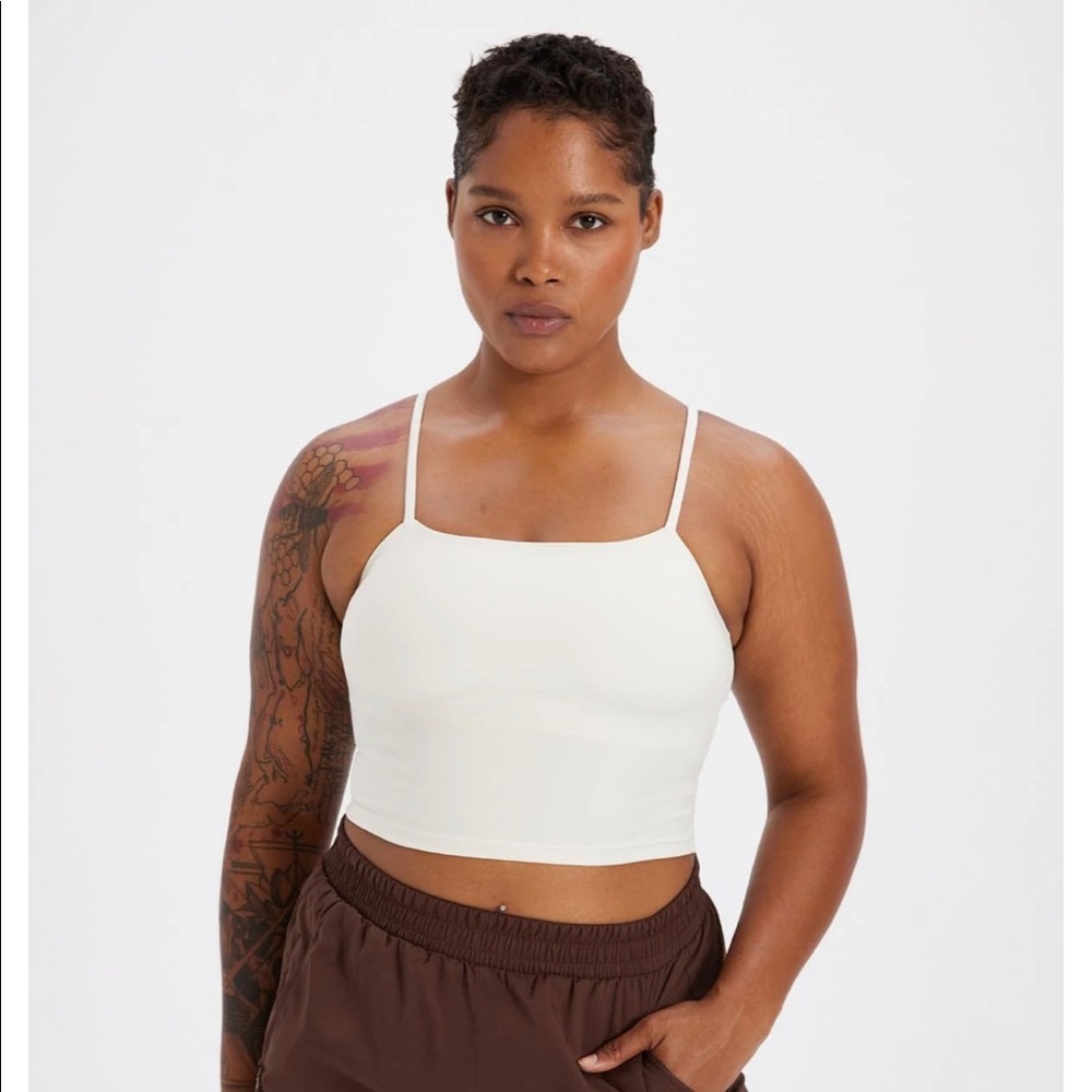 Girlfriend Collective Devon compressive cami top, Ember, S